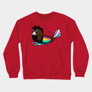 Pansexual Pride Bird Crewneck Sweatshirt